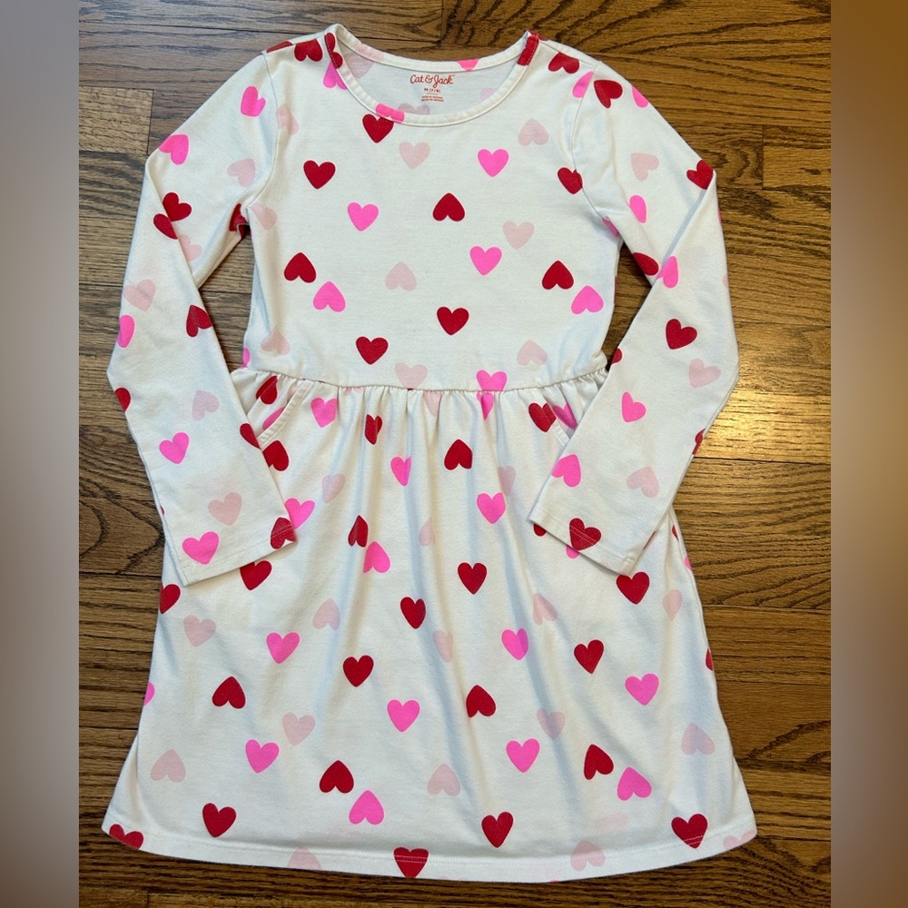 Cat & Jack Heart Valentines Dress